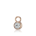 Scalloped Diamond Charm