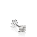 Diamond Lucky Clover Threaded Stud Earring