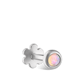 Opal Threaded Stud Earring With Titanium Backing