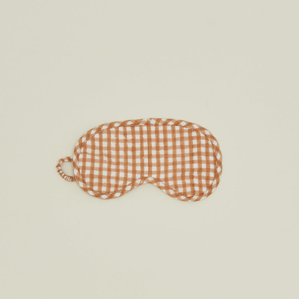 Organic Cotton Eye Mask - Toffee