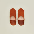 Handmade Leather Slippers - Toffee