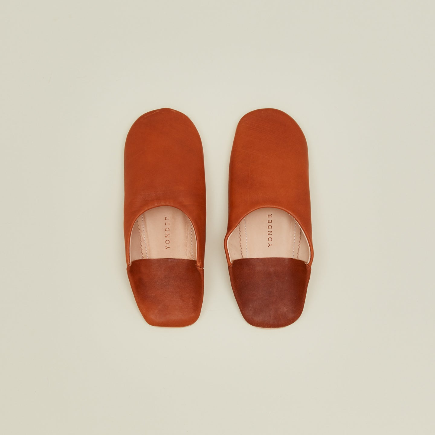 Handmade Leather Slippers - Toffee