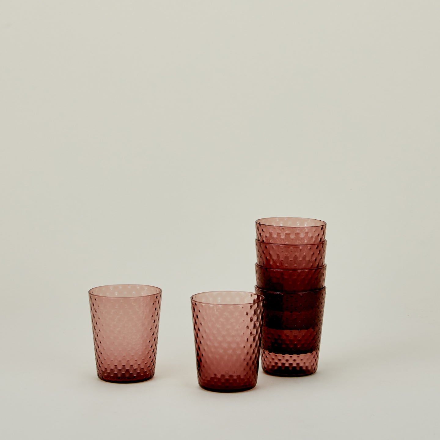 Veneziano Tumbler, Set of 6 - Amethyst