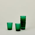 Veneziano Tumbler, Set of 6 - Green