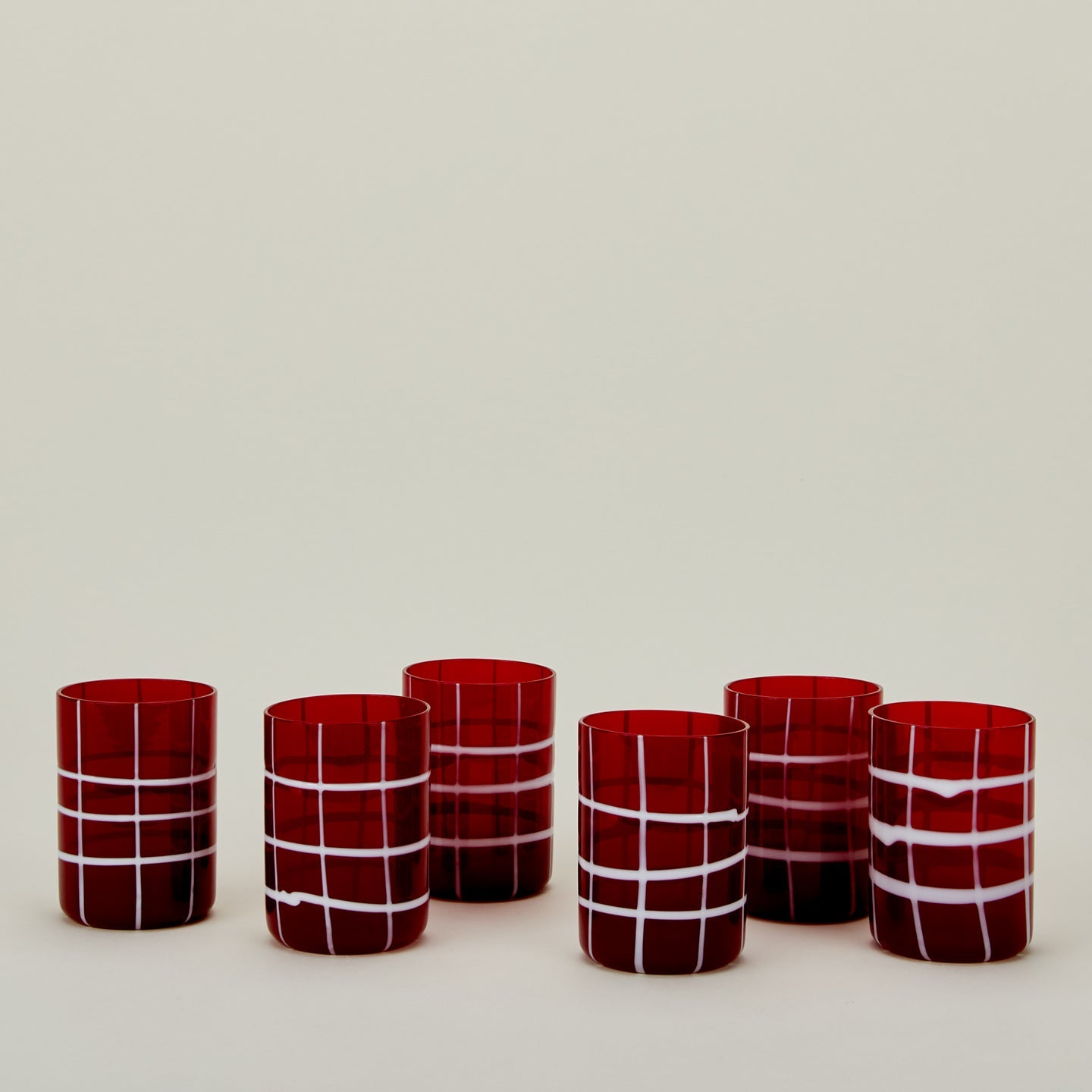 Twiddle Tumbler, Set of 6 - Red