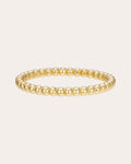 14K Gold Bead Ring