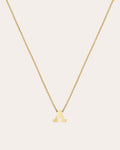 14K Gold Initial Pendant Necklace