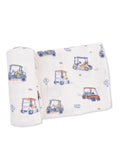 Muslin Swaddle, Zooming Golf Carts